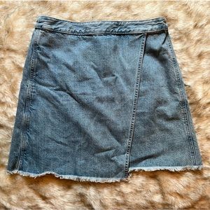 Ann Taylor Loft Denim Origami Skirt